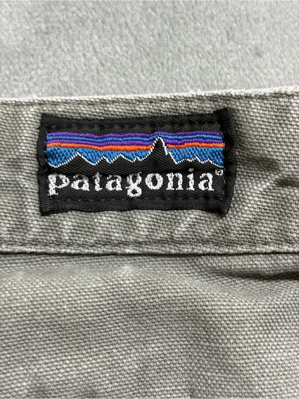 Patagonia Womens Shorts 8 Gray Organic Cotton Hiking Outdoor Utility Gorpcore - Picture 3 of 16